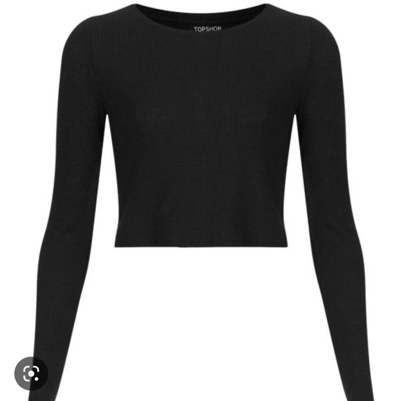 Long Sleeve Crop Tee - Picture 1 of 3